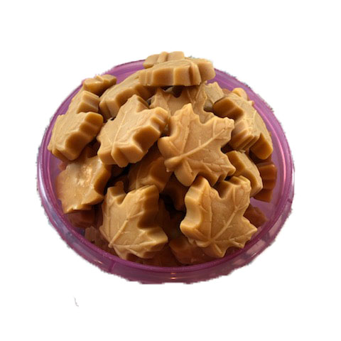 bowl of maple candy